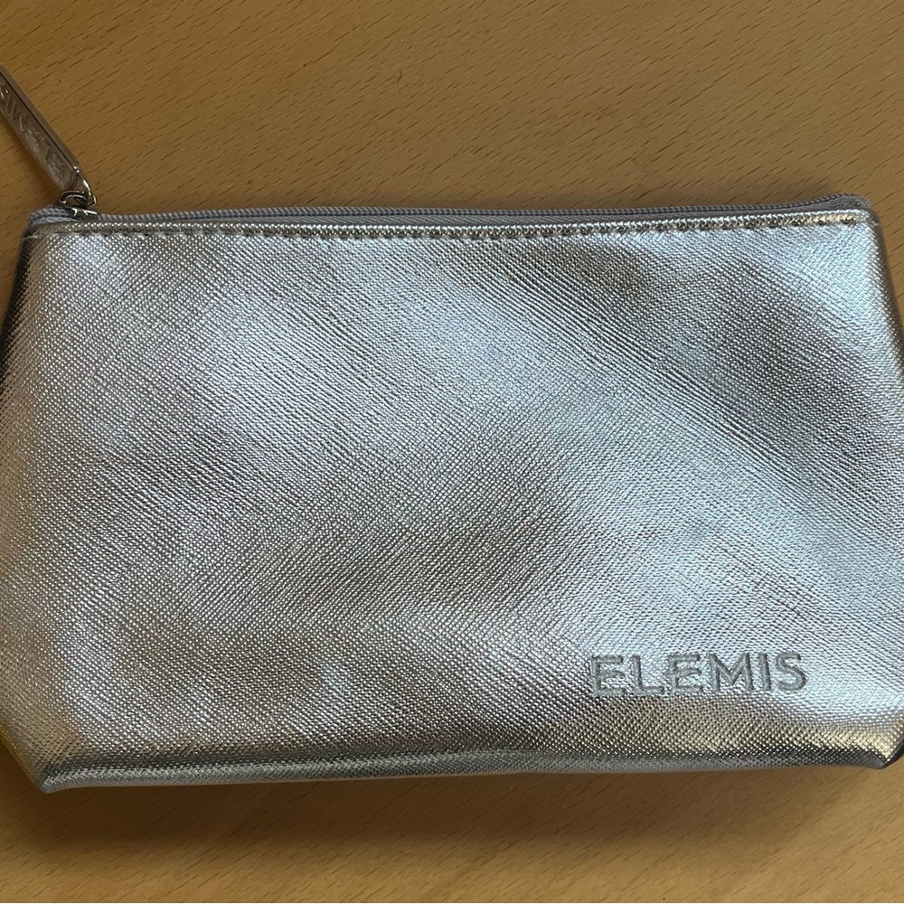 ELEMIS Shimmering Silver Cosmetic Bag